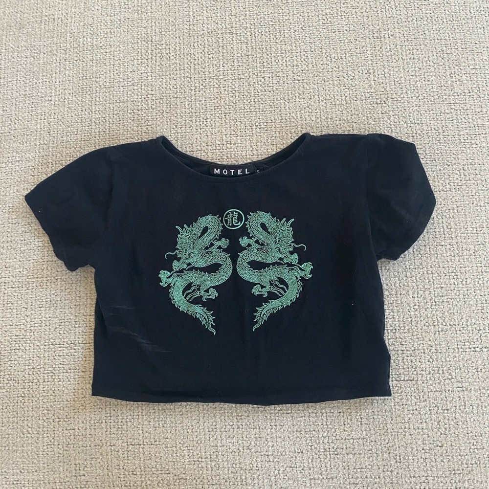 SOLD - Motel Rocks Crop Top